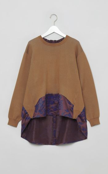 【reADdress】花柄切替プルオーバー