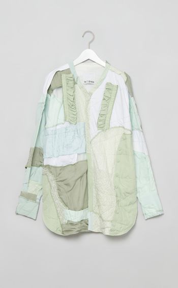 【reADdress】ノーカラーシャツ