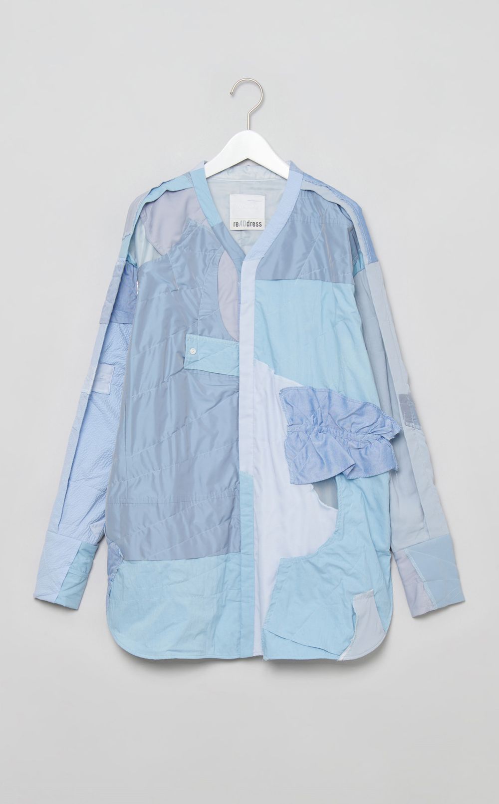 【reADdress】ノーカラーシャツ