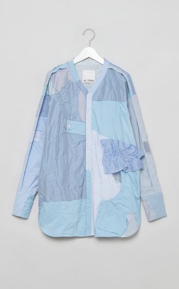 【reADdress】ノーカラーシャツ