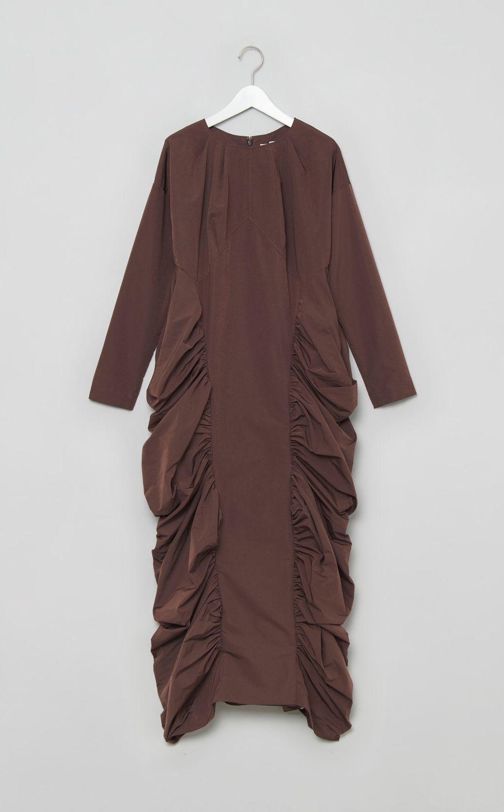 ギャザードレープピーチスキンドレス