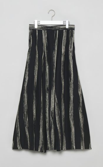 ステッチストライププリントスカート