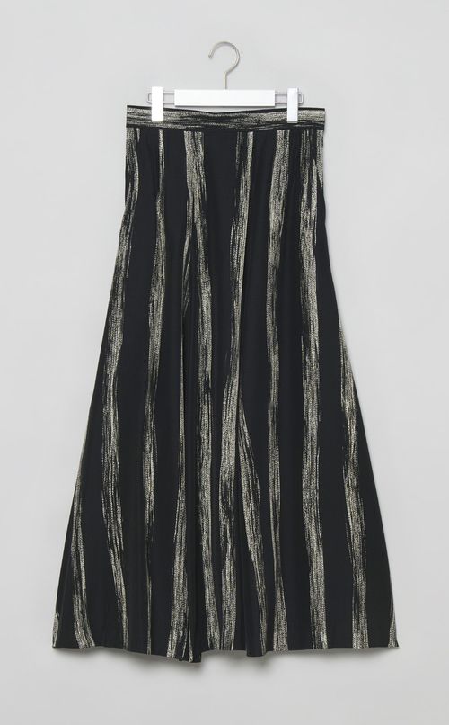 ステッチストライププリントスカート