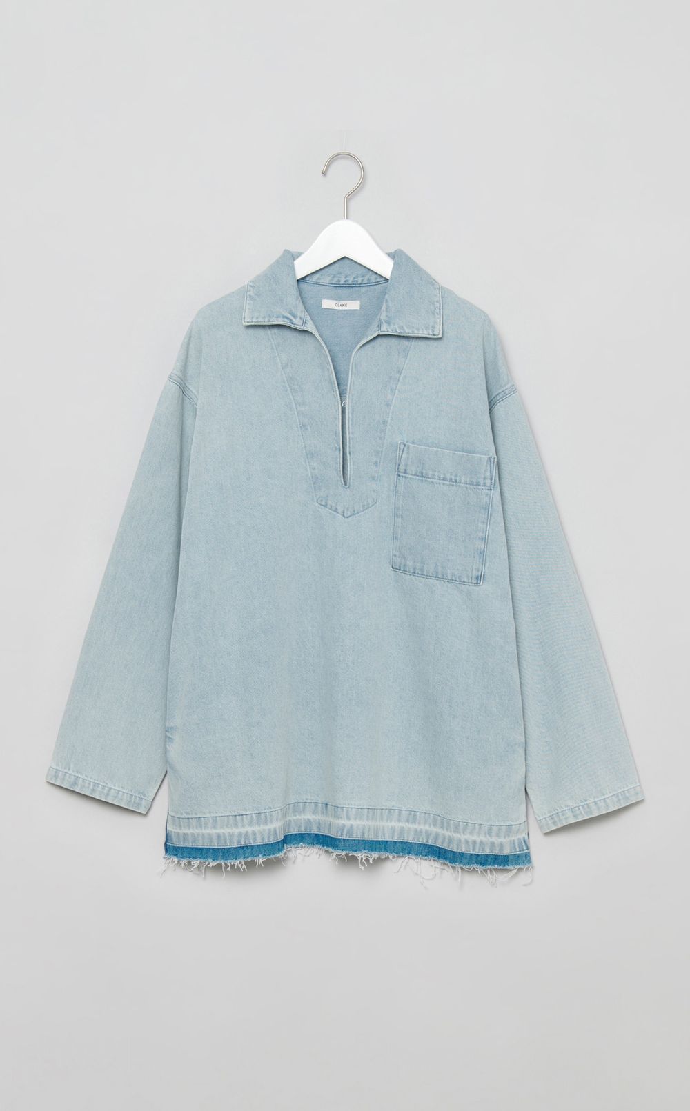 デニムオーバースキッパーシャツ