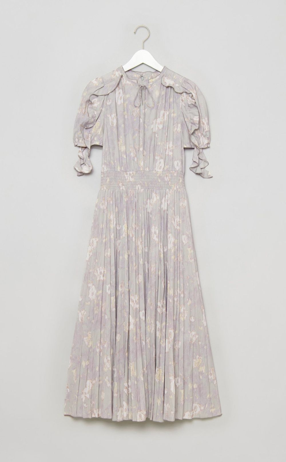 ブラードフラワープリントワンピース