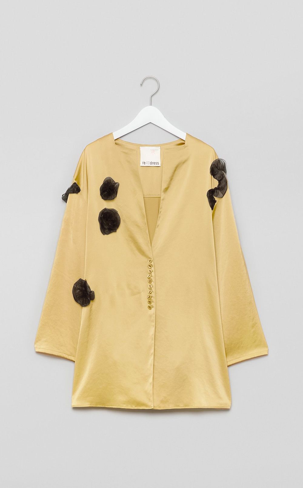 【reADdress】エンブロイダリーシャツワンピース