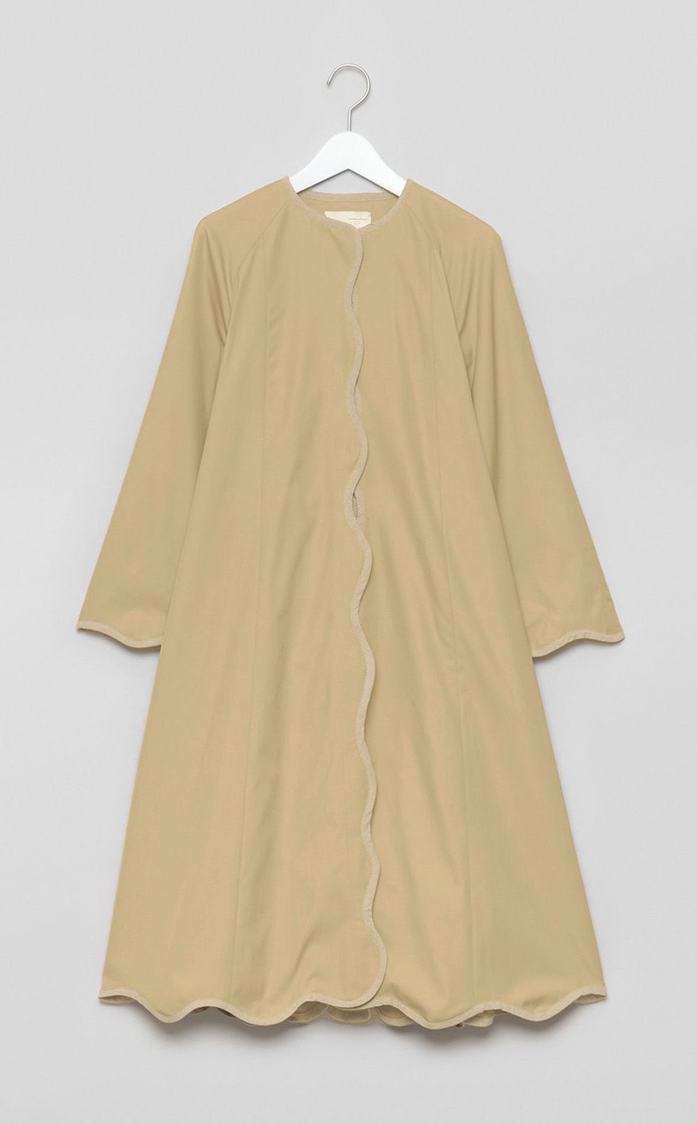 【reADdress】パイピングノーカラーコート