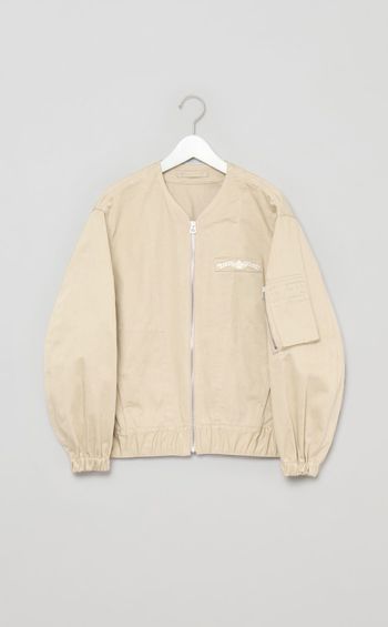 フロントジップショートブルゾン