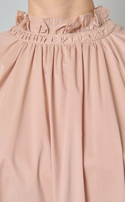 ギャザーボリュームスリーブブラウス