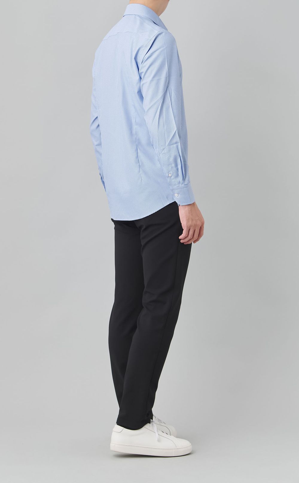 トロッターセミワイドギンガムシャツ