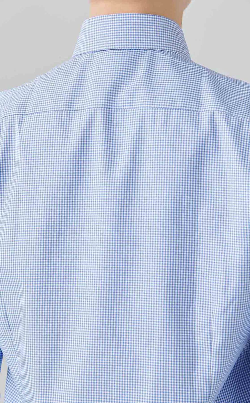 トロッターセミワイドギンガムシャツ