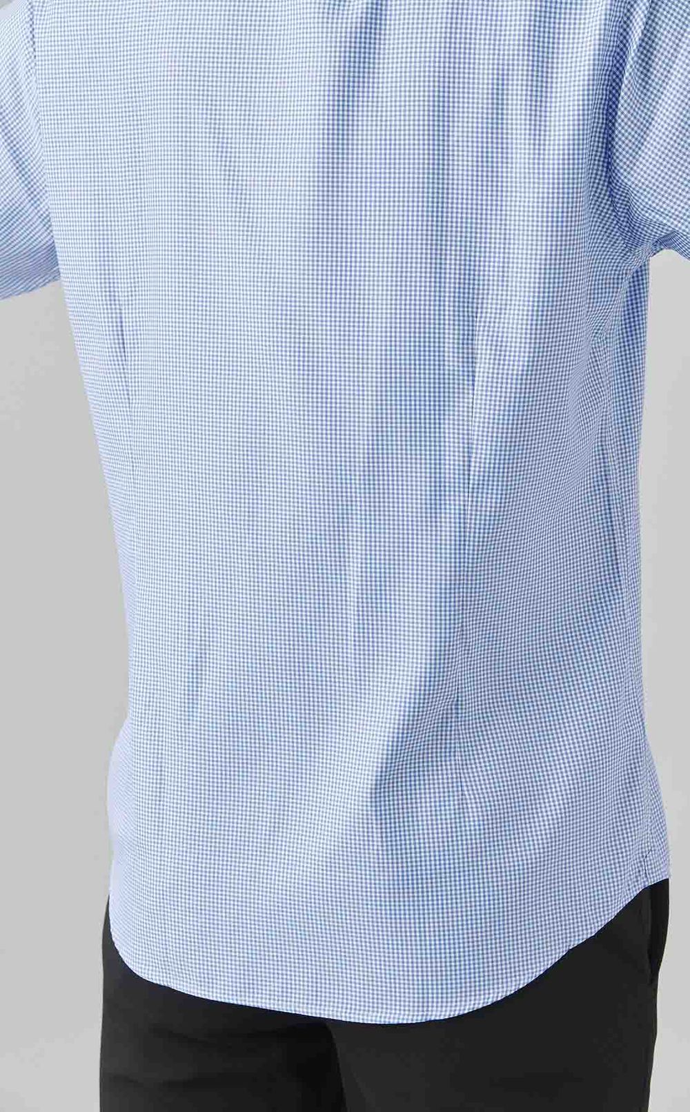 トロッターセミワイドギンガムシャツ