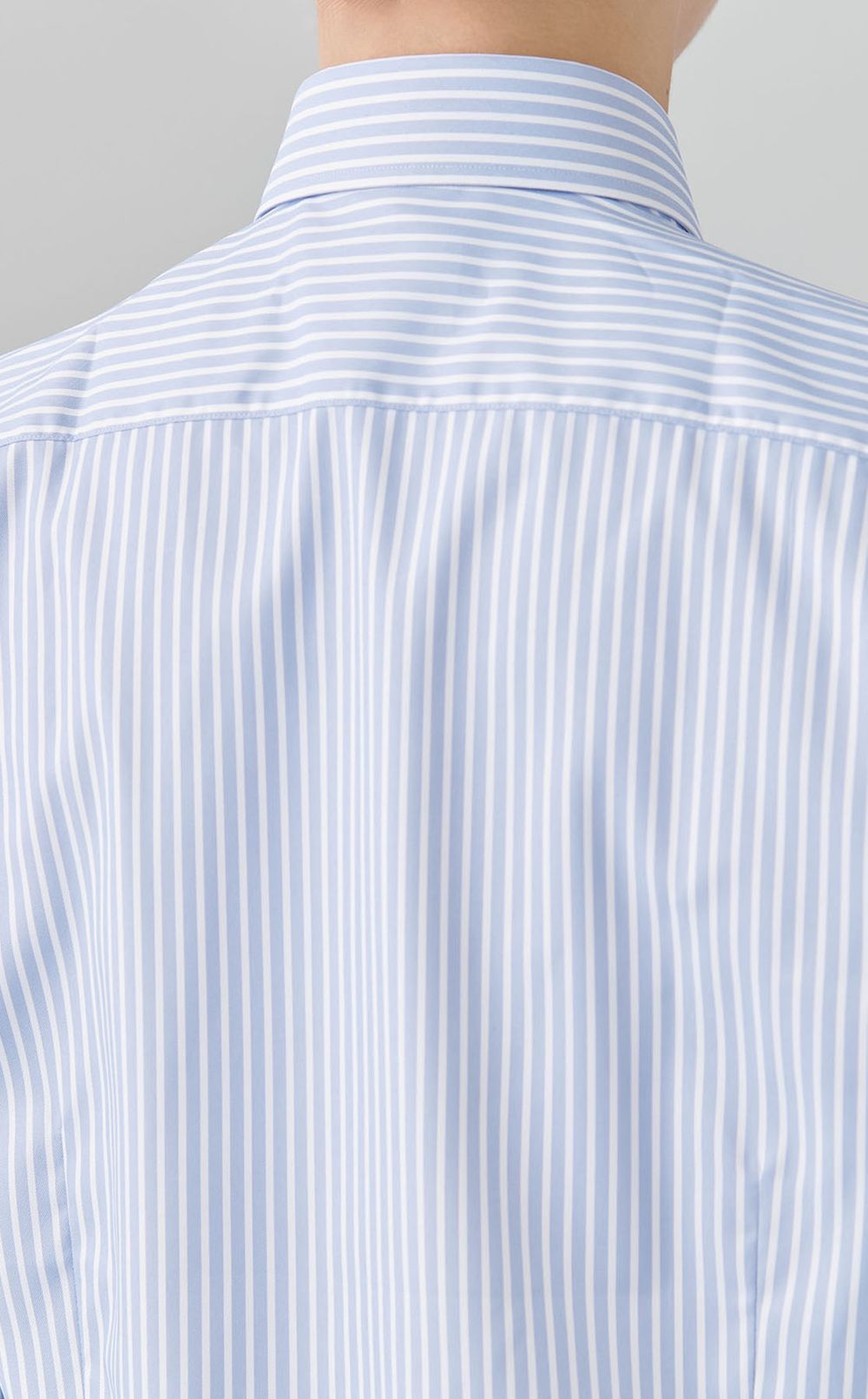 トロッターセミワイドストライプシャツ