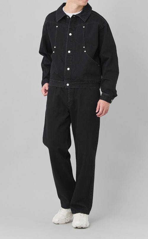 カーブポケットデニムジャケット