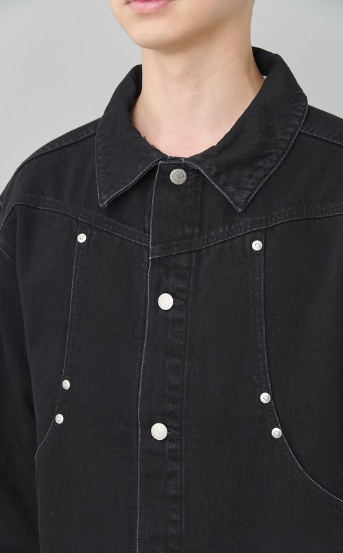 カーブポケットデニムジャケット