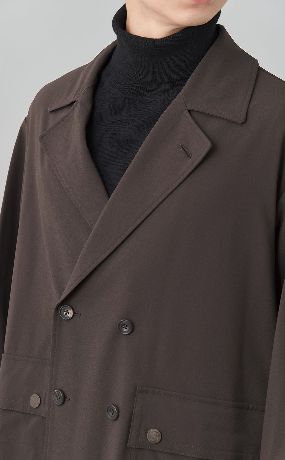 ソロテックスダブルブレストコート