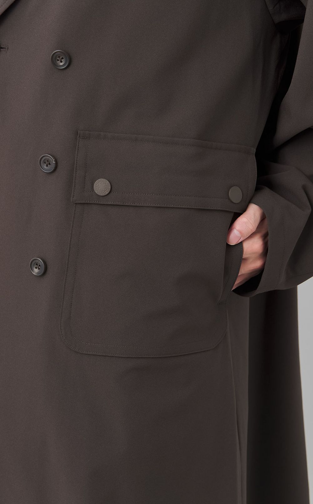 ソロテックスダブルブレストコート