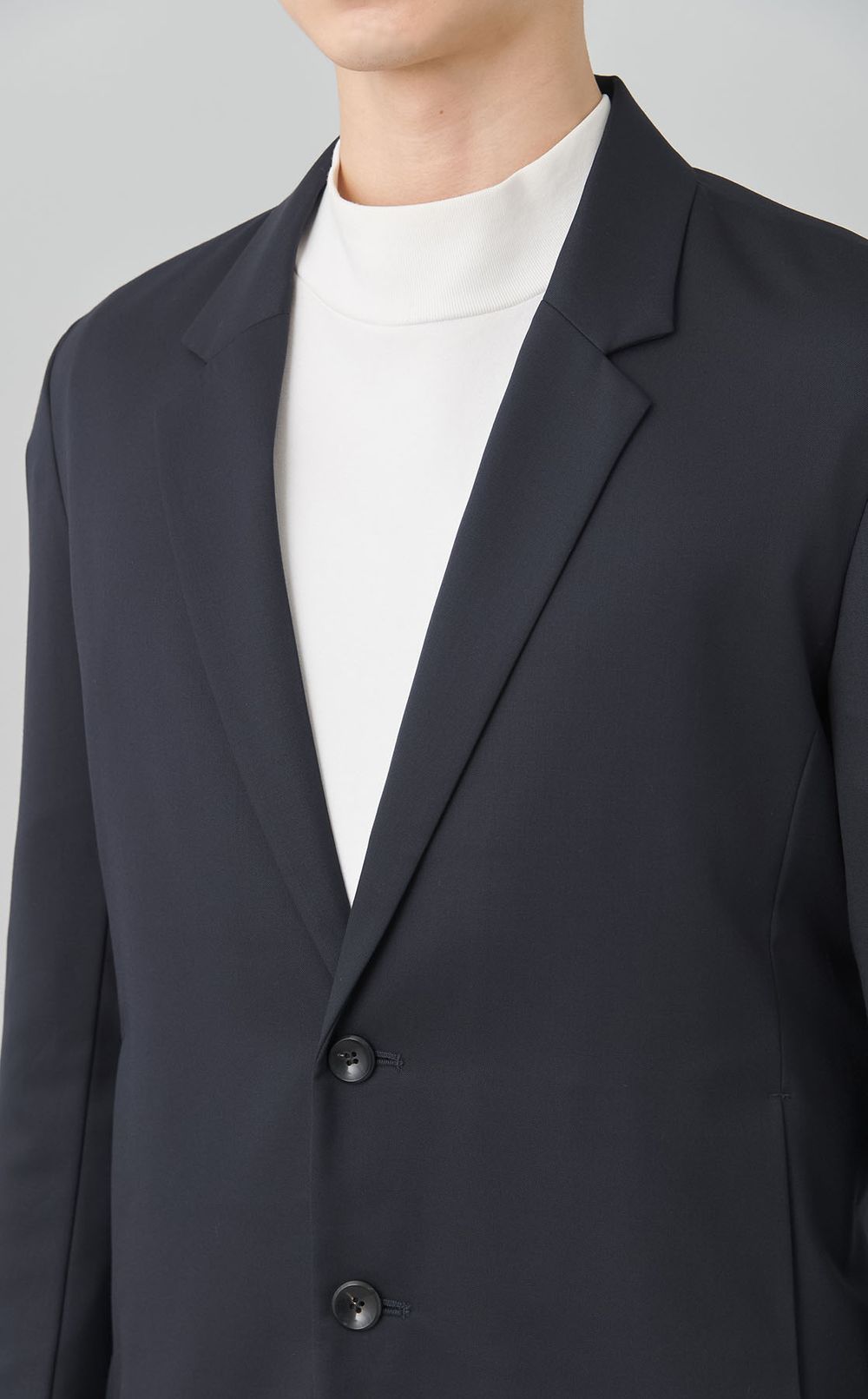 ストレッチギャバジン2ボタンジャケット