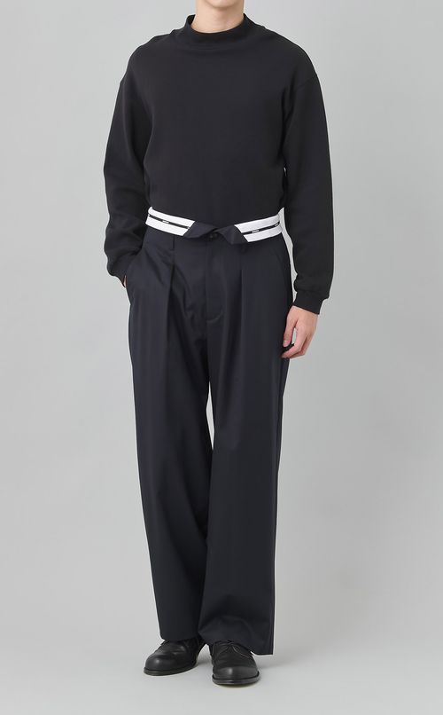 ストレッチギャバジンフラップパンツ