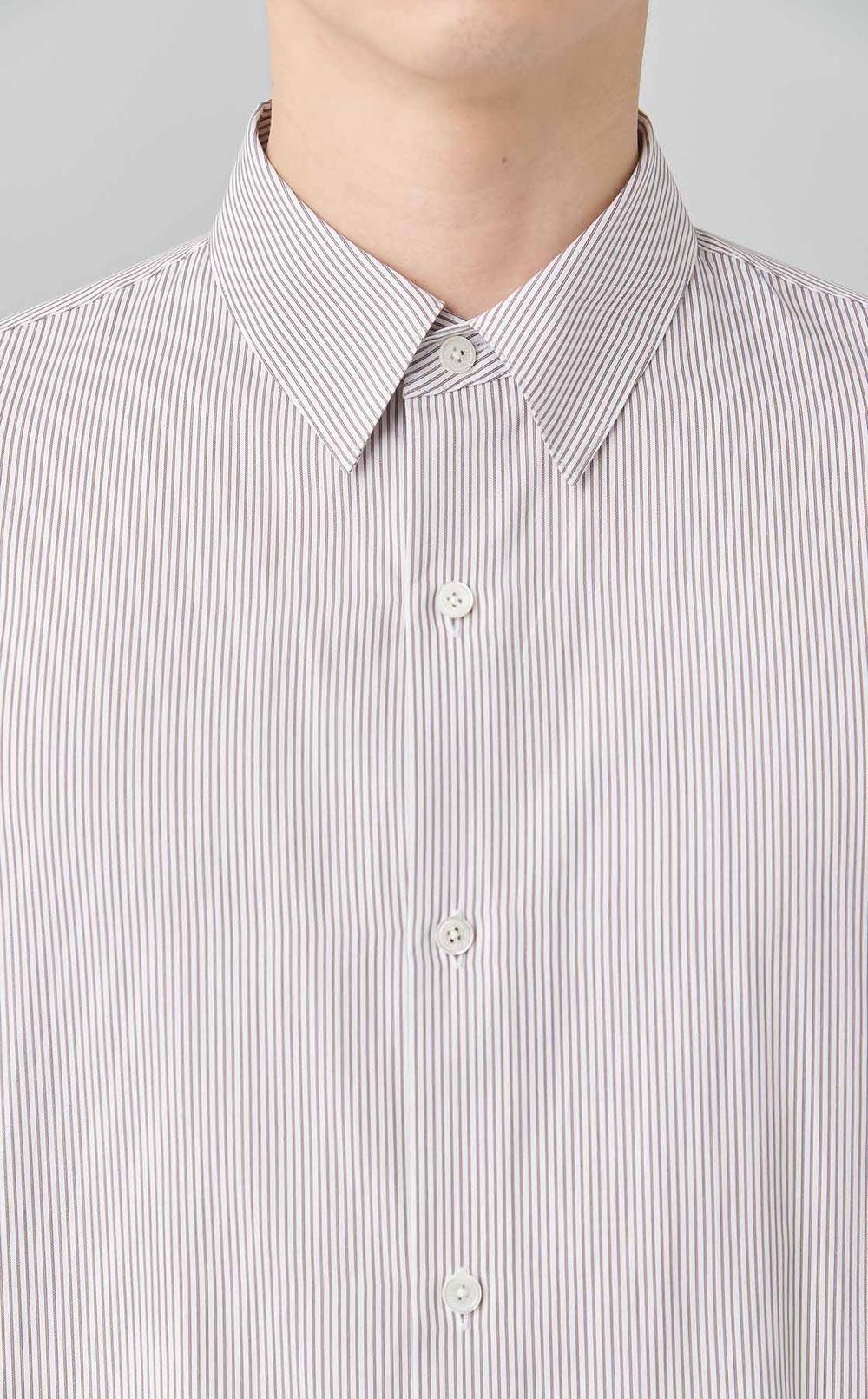 カンクリーニストライプシャツ