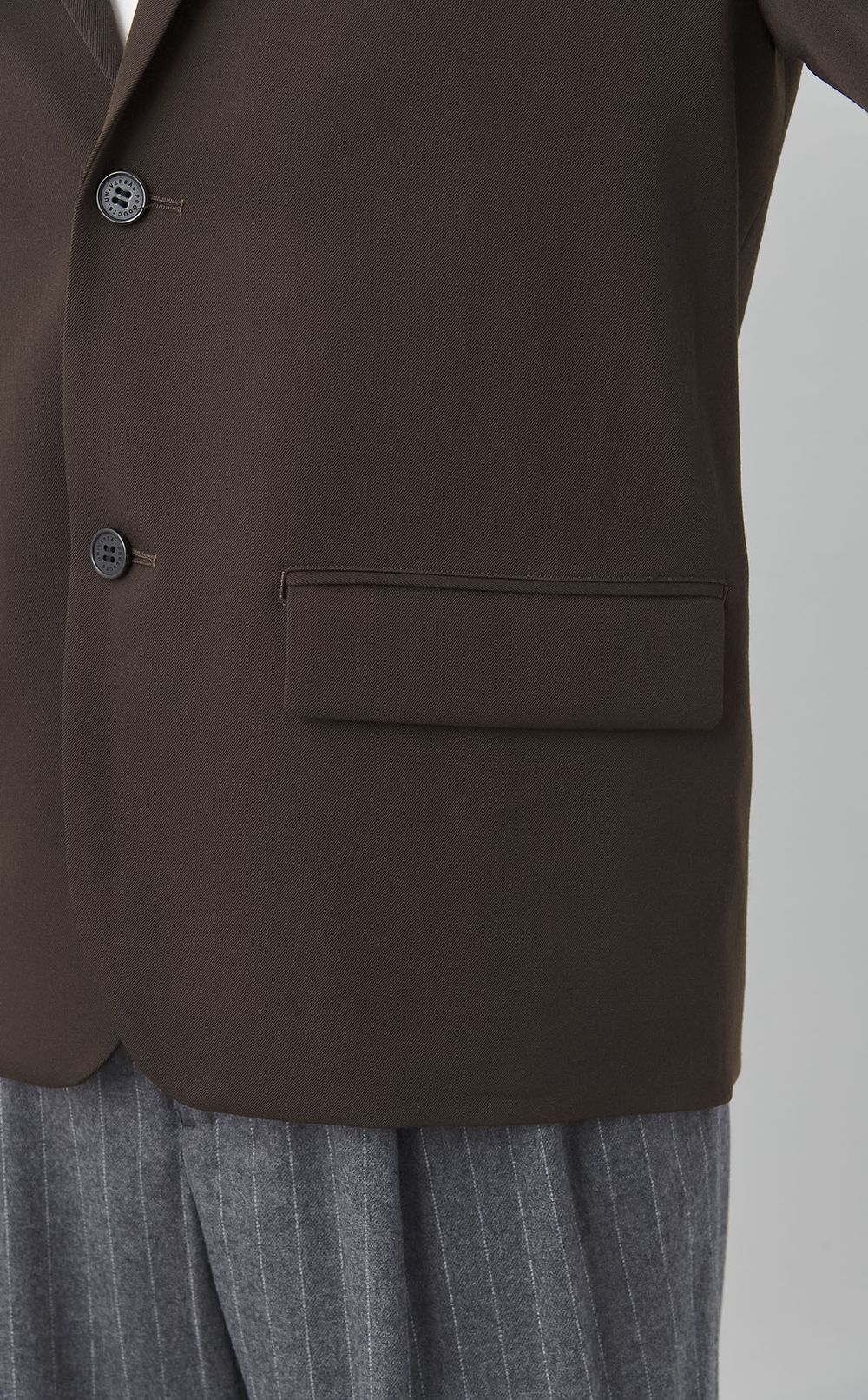 ウール2ボタンシングルジャケット