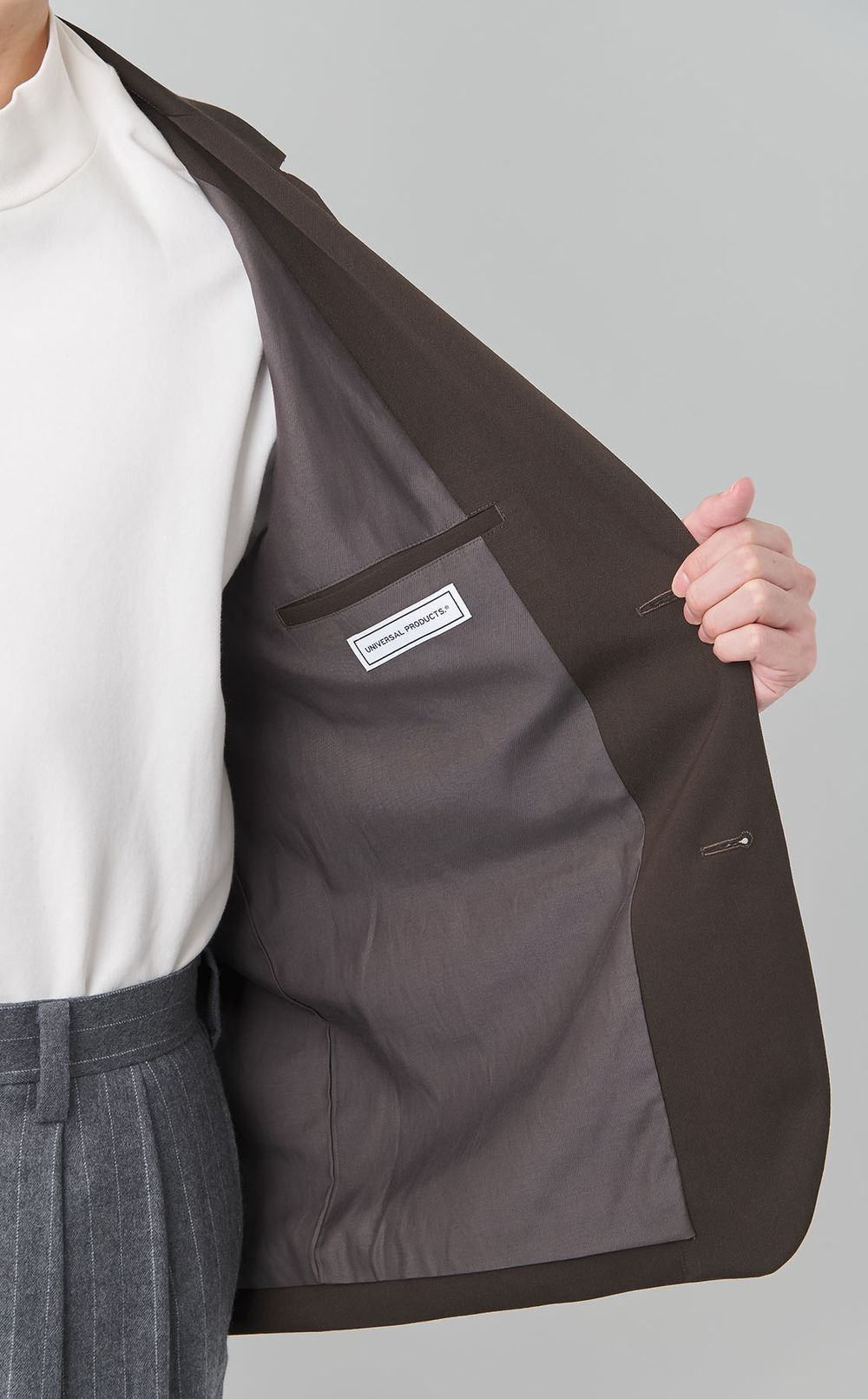 ウール2ボタンシングルジャケット