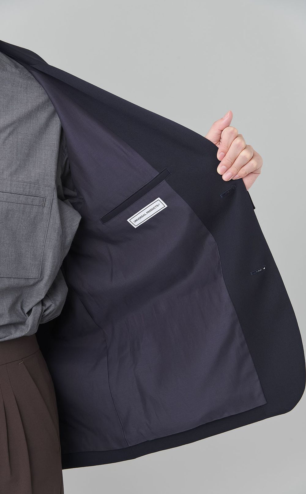 ウール2ボタンシングルジャケット