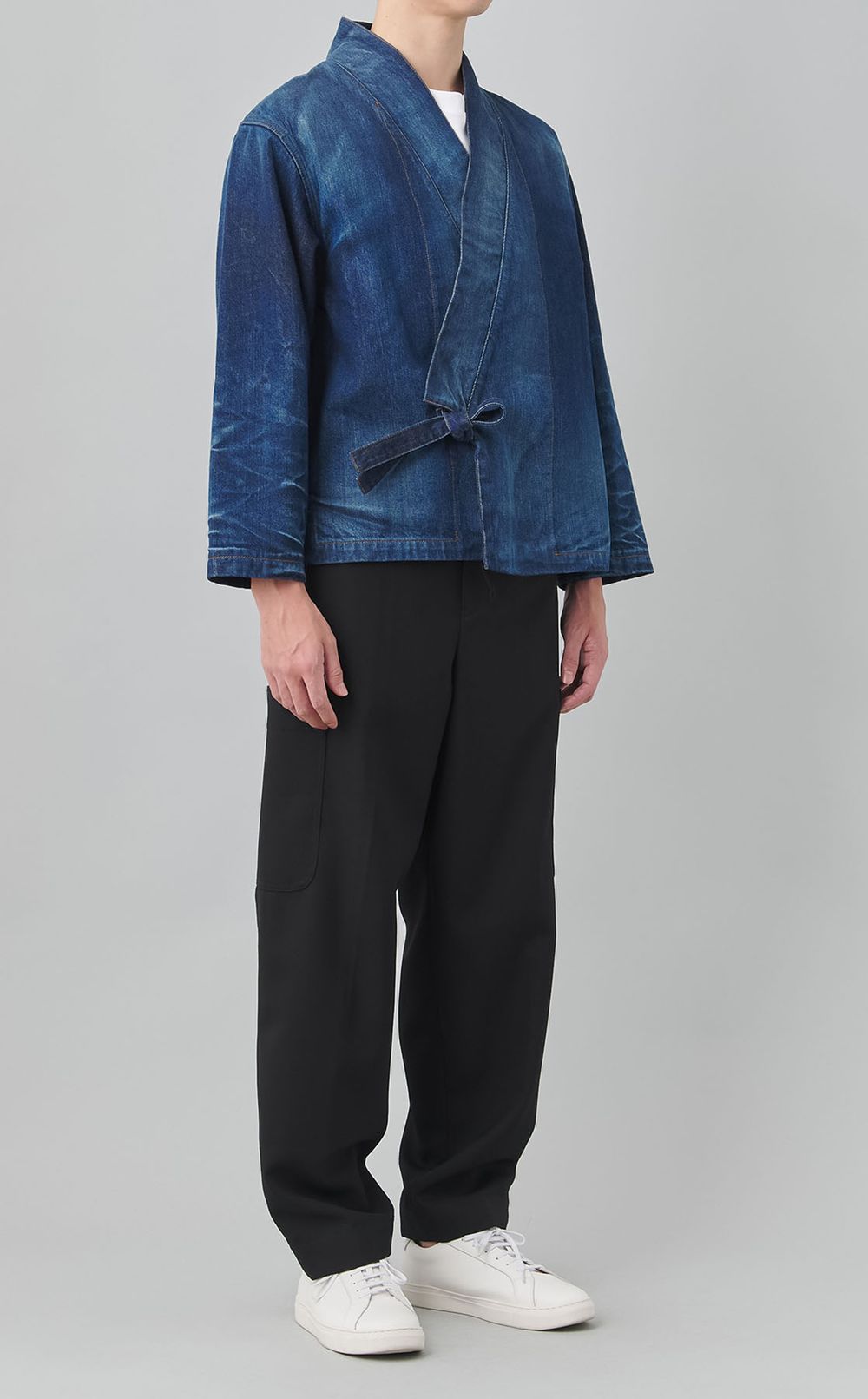 ダーティーデニムキモノジャケット