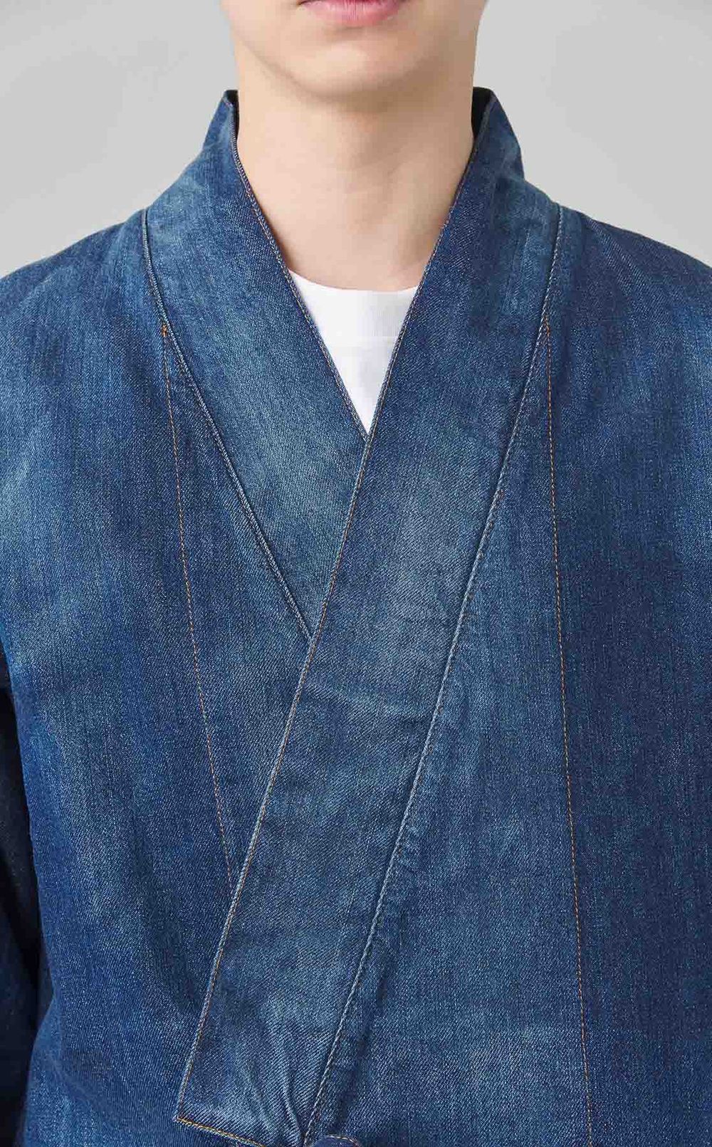 ダーティーデニムキモノジャケット