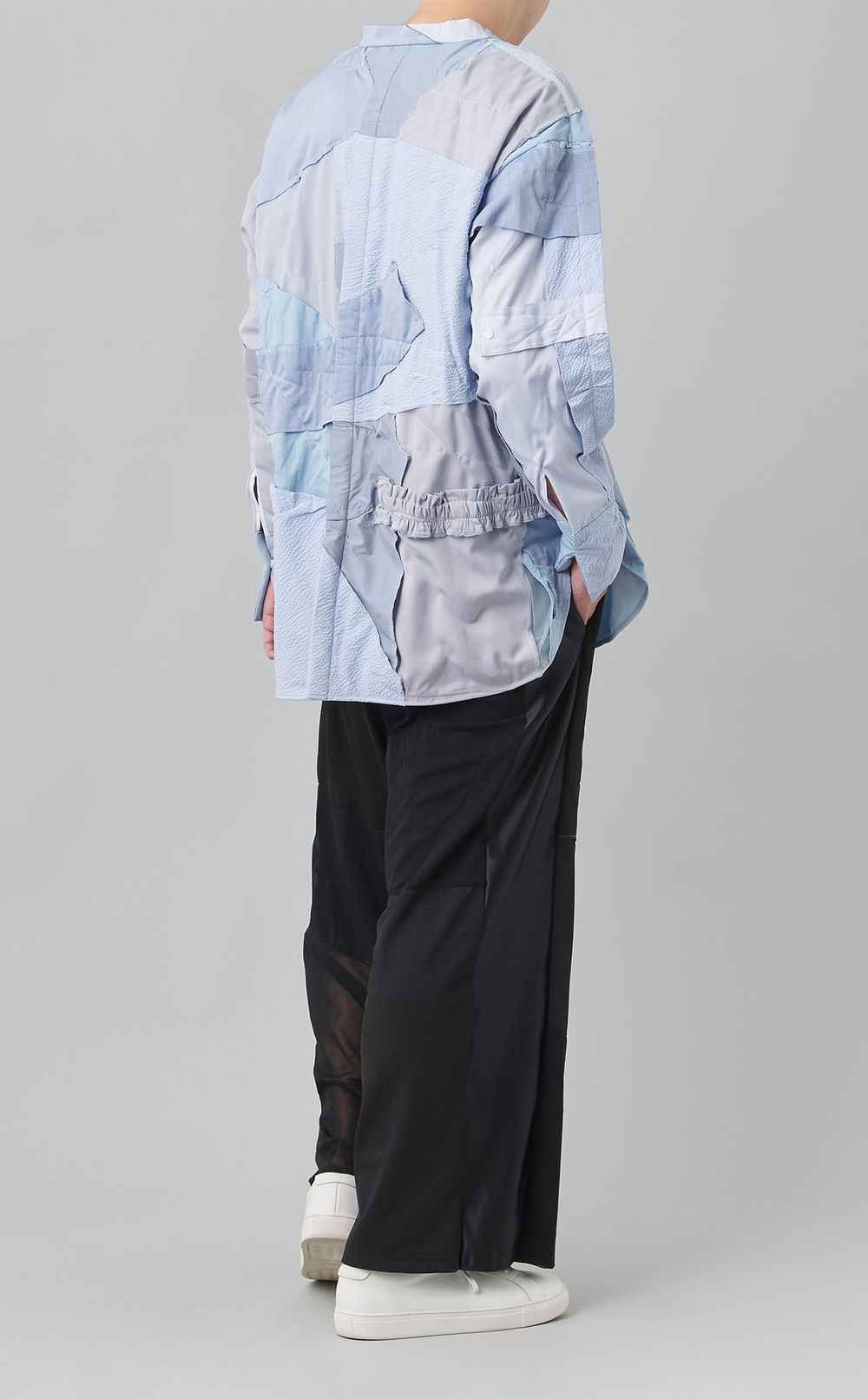 【reADdress】ノーカラーシャツ