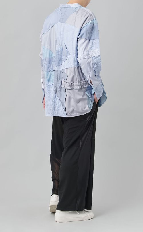 【reADdress】ノーカラーシャツ