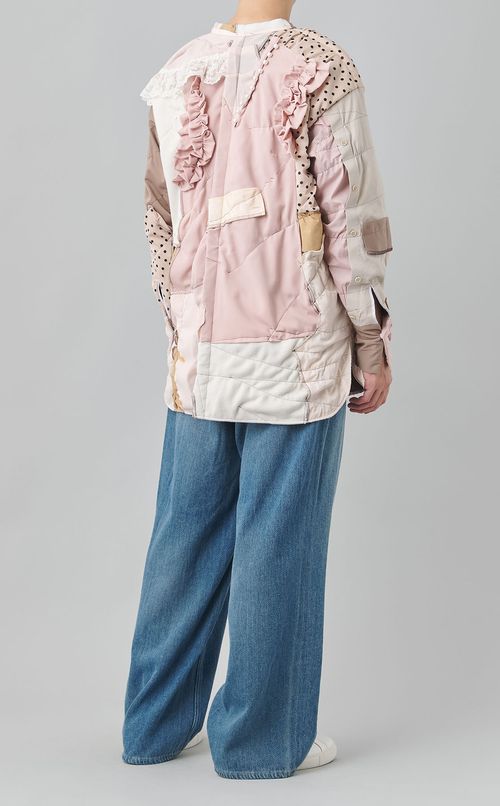 【reADdress】ノーカラーシャツ