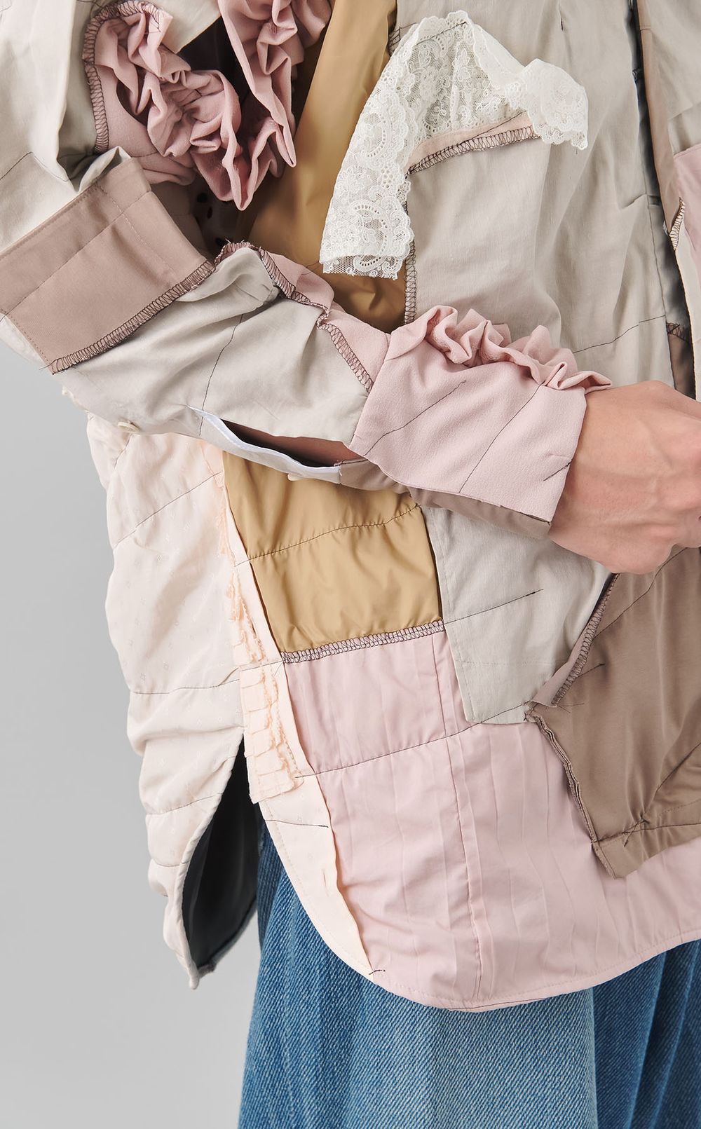 【reADdress】ノーカラーシャツ