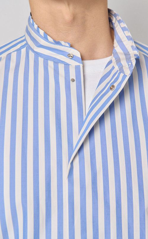 フィンクスコットンブザムシャツ