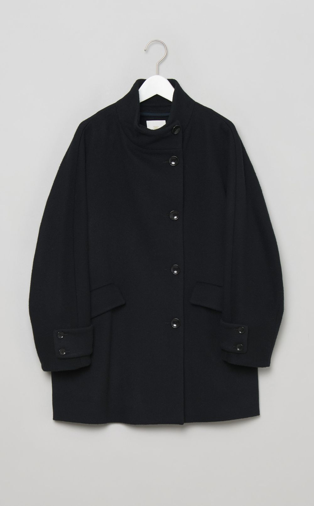 セミダブルスタンドカラーコート