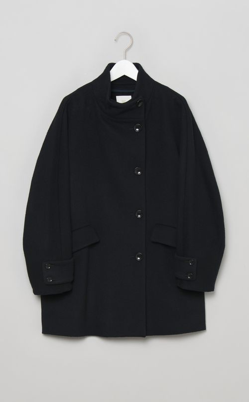 セミダブルスタンドカラーコート