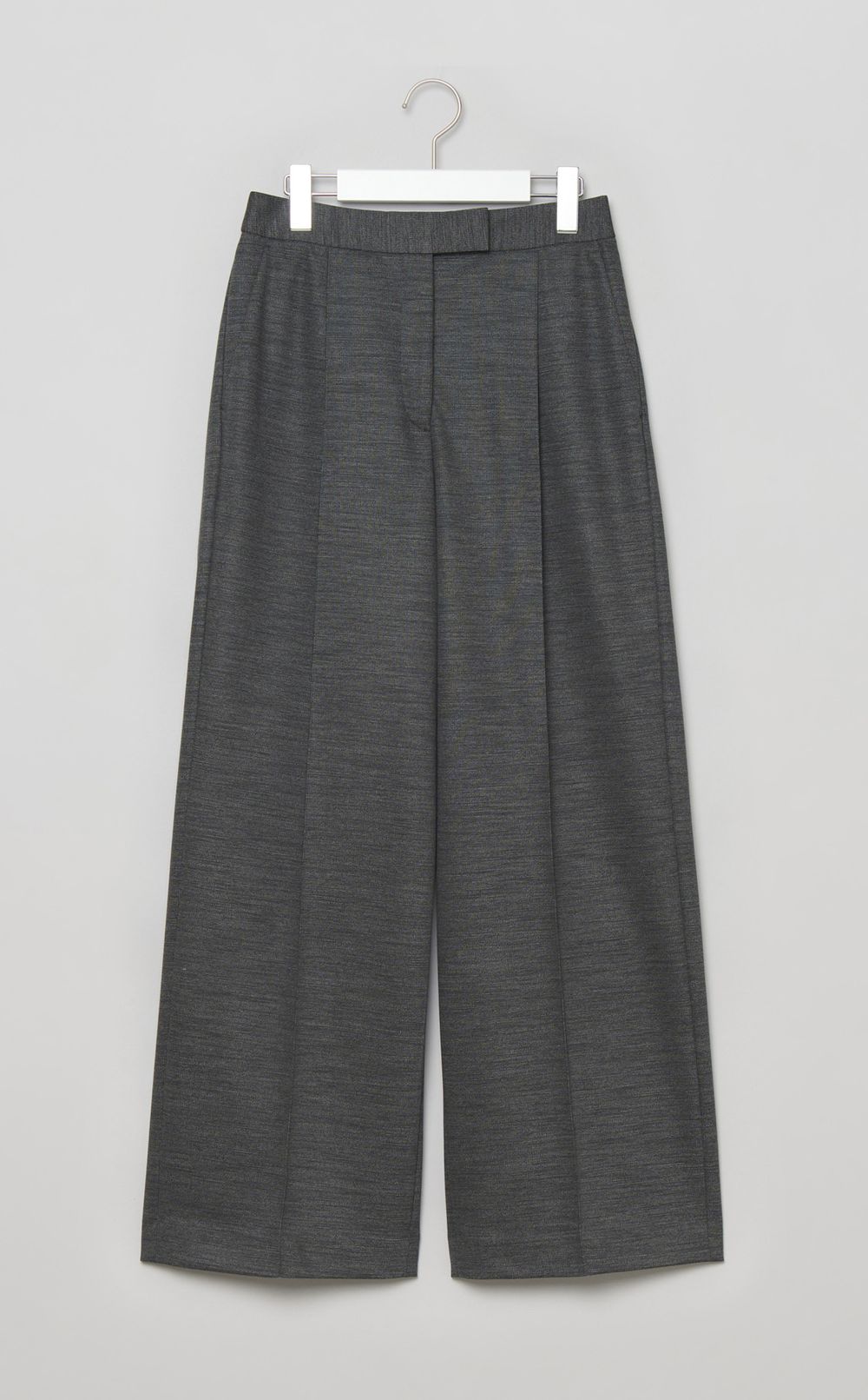 センタープレスワイドパンツ