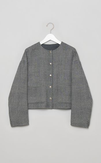 リバーシブルショートジャケット