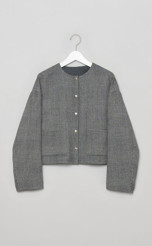 リバーシブルショートジャケット