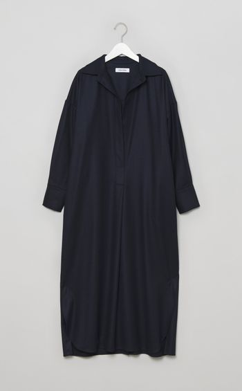 ウールスキッパーロングワンピース