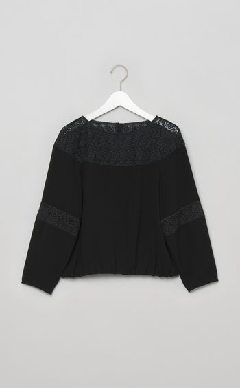 レースドッキングブラウス