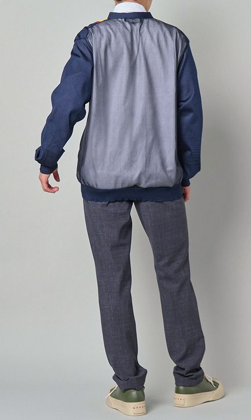 シアーVネックカーディガン