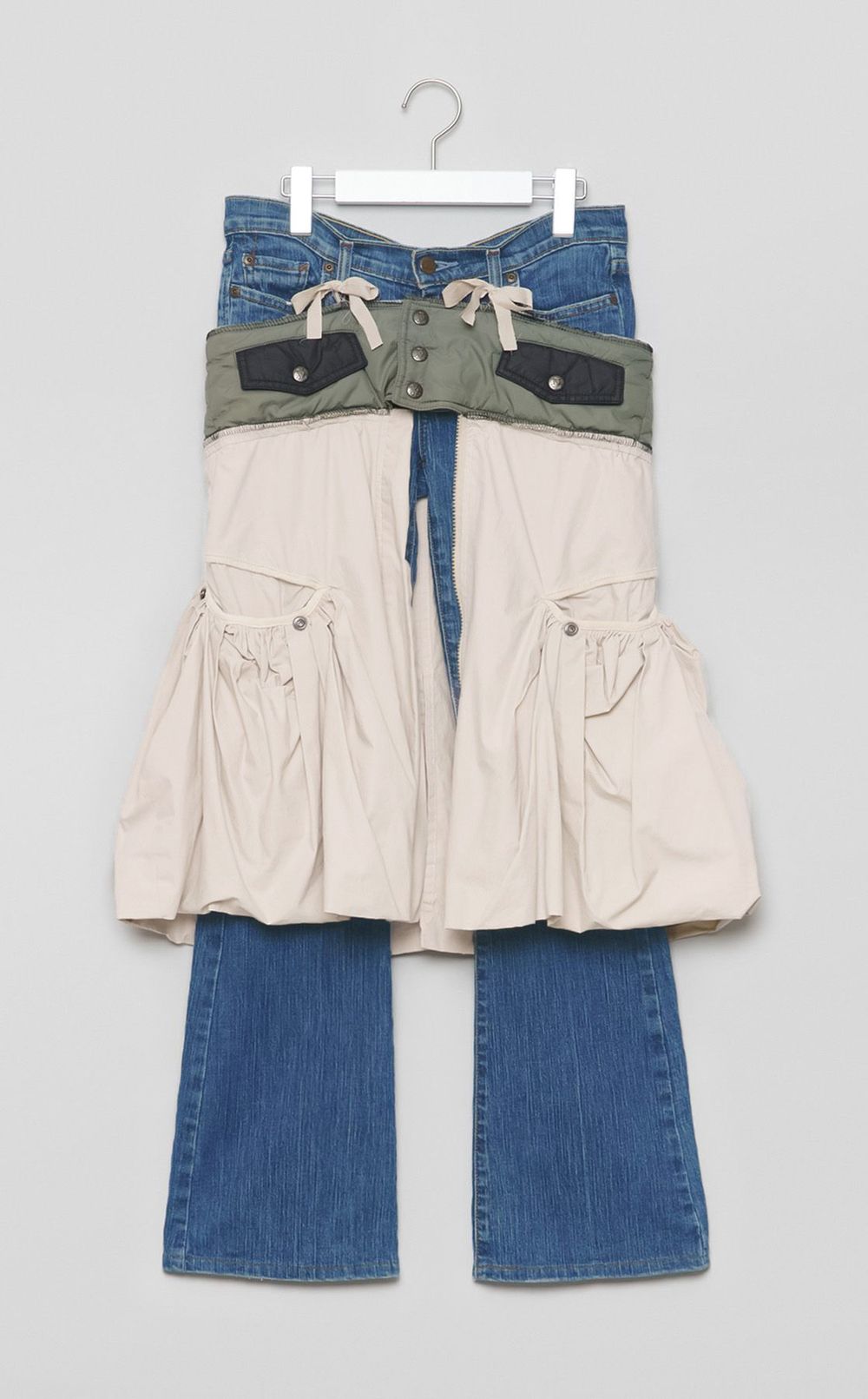 【reADdress】バルーン巻きスカートデニムパンツ