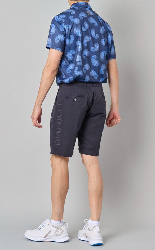 【手洗い可】ペイズリーポロシャツ