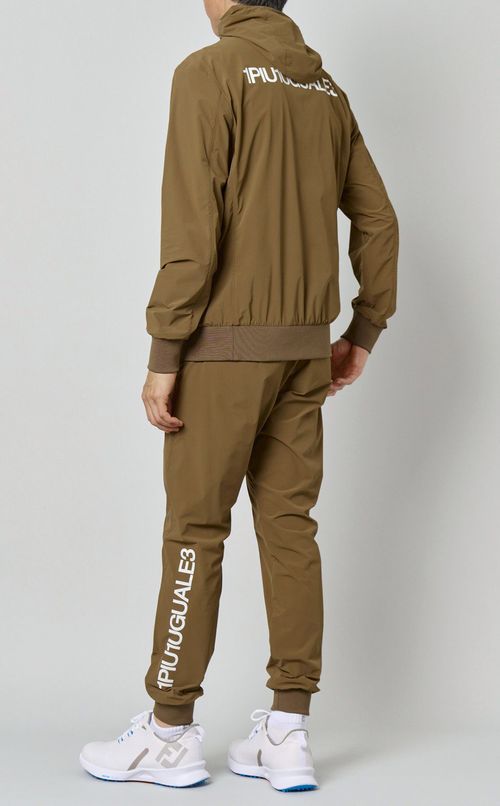 ストレッチネックジップパーカー