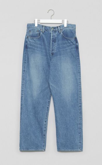 ウォッシュドデニム5ポケットパンツ