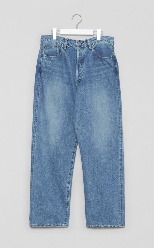 ウォッシュドデニム5ポケットパンツ