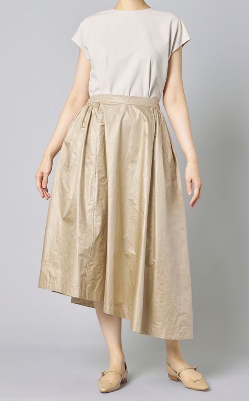 アシンメトリーミリタリースカート