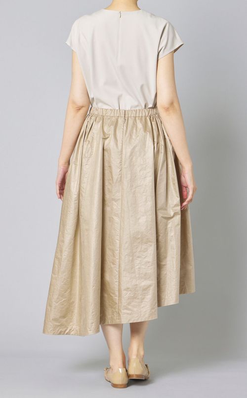 アシンメトリーミリタリースカート