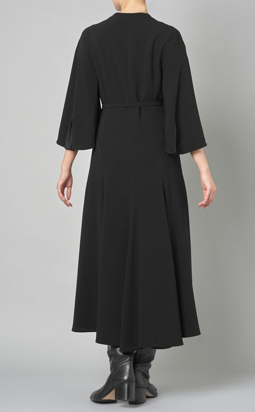 ジョーゼットフレアスリーブワンピース